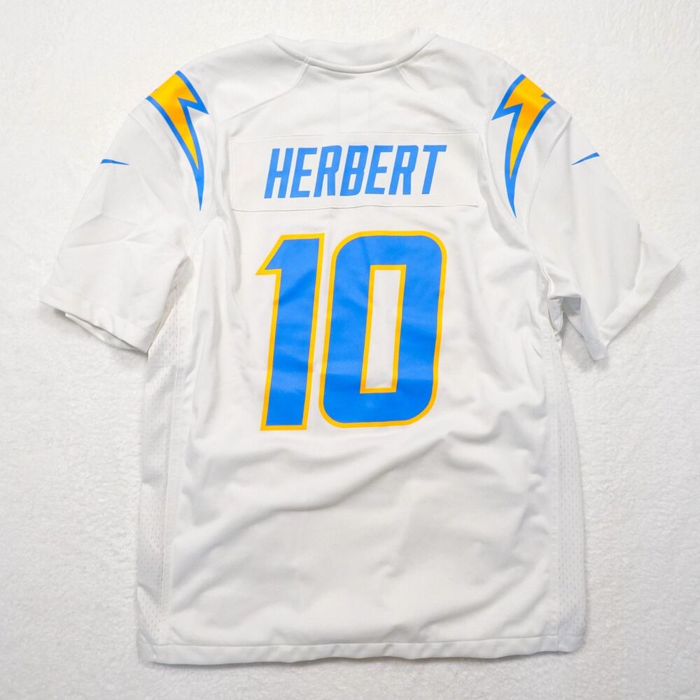Nike NFL Justin Herbert Chargers Game On Field Jersey - Men's Large